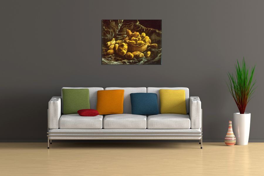 Van Gogh Vincent - Earthen Bowls, Decorative MDF Panel (80x60cm)