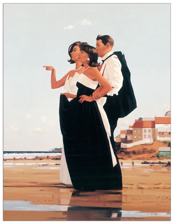 Vettriano - The Missing Man II, Decorative MDF Panel (60x80cm)