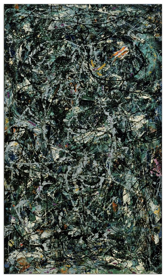 Pollock - Full Fanthom Five, Decorative MDF Panel (60x102cm)