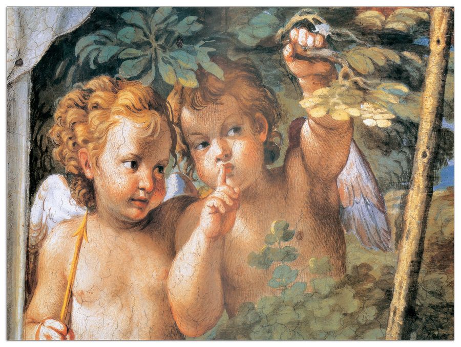 artopweb Carracci - The Angels Decorative MDF Panel (140x104cm)
