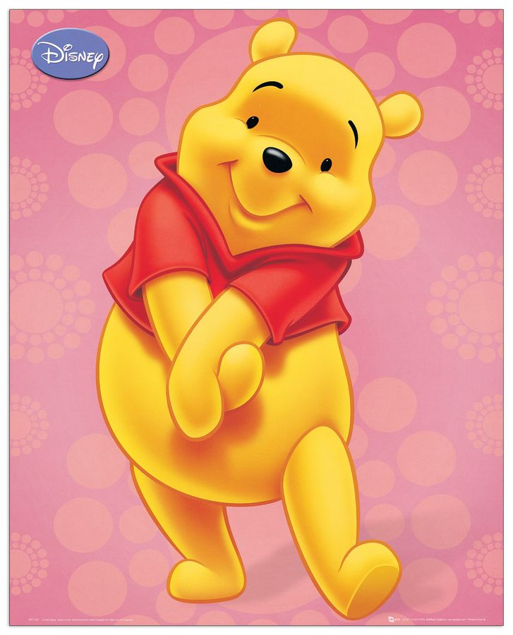 Disney - Winnie Pooh, Decorative MDF Panel (40x50cm)