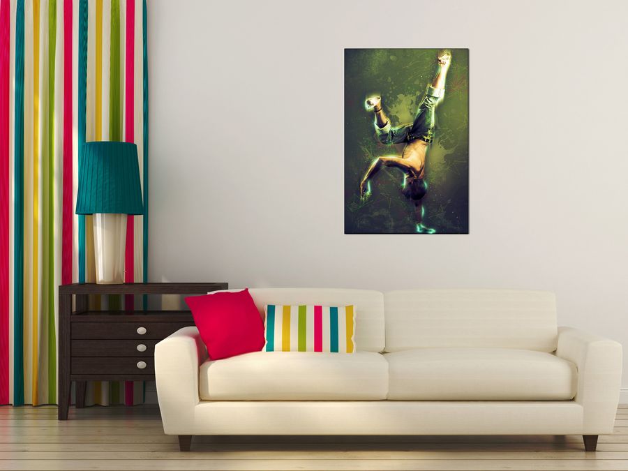 Art Studio - Steet Dancer, Decorative MDF Panel (60x90cm)