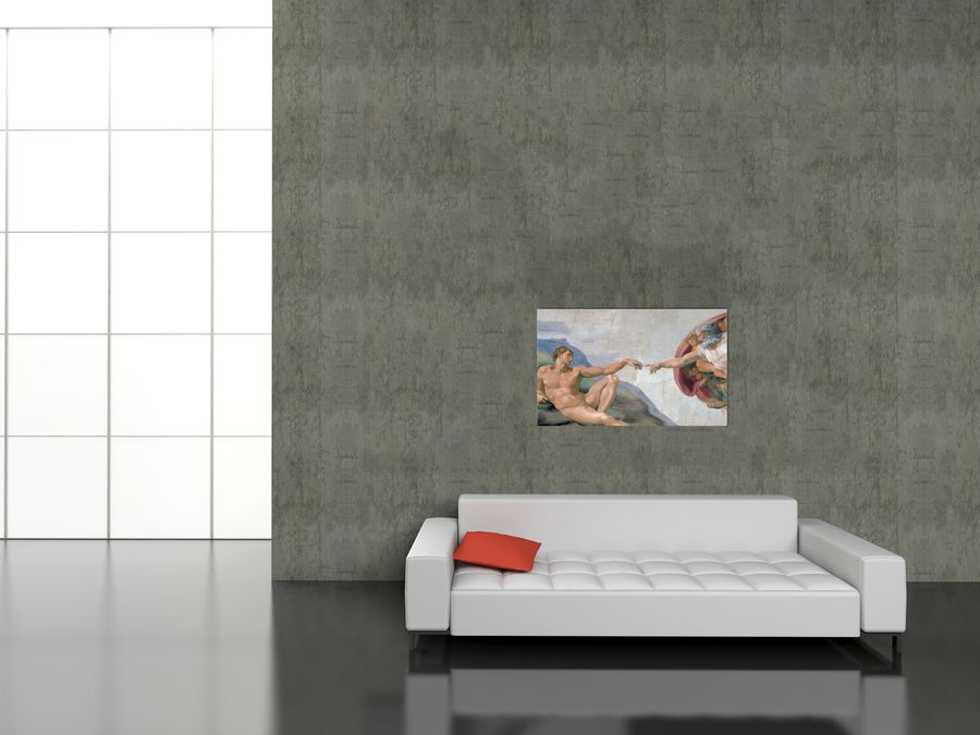 Michelangelo - Creation Of Adam, Decorative MDF Panel (140x86cm)