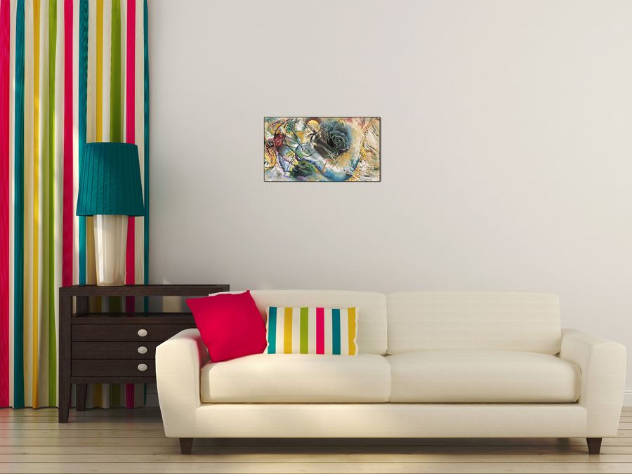 Vassily Kandinsky - Improvvisazione, Decorative MDF Panel (50x28cm)