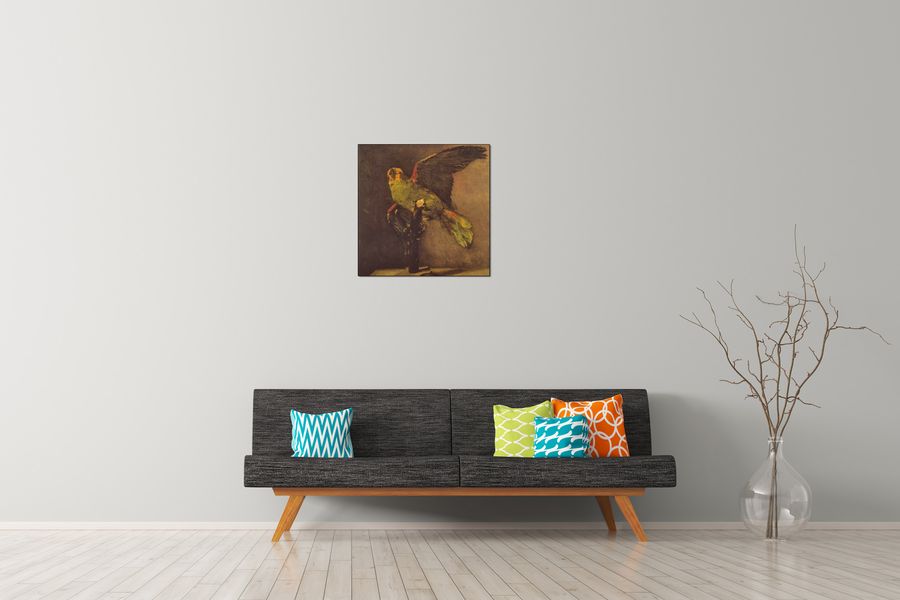 Van Gogh Vincent - Parrot, Decorative MDF Panel (50x50cm)