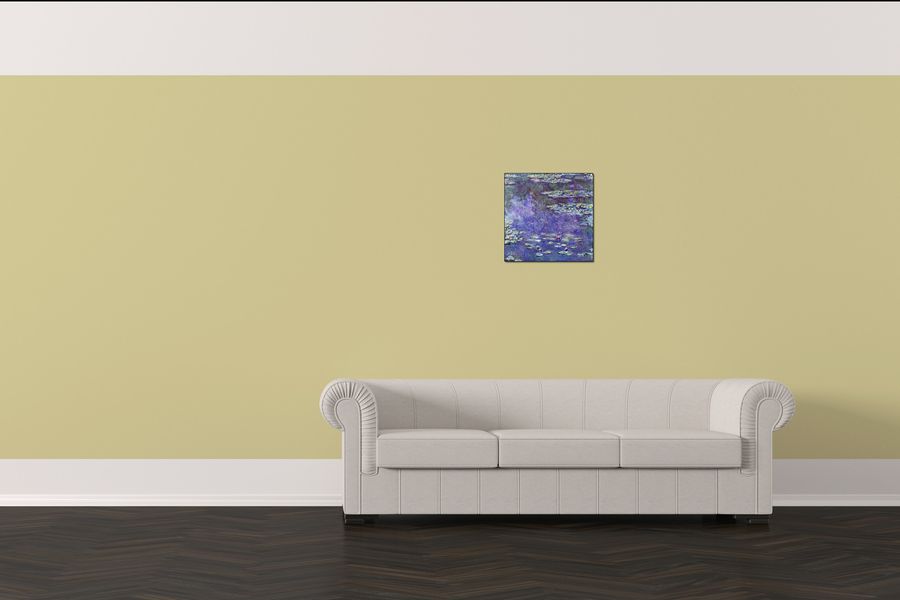 Monet Claude - Water Lily Pond III, Decorative MDF Panel (30x30cm)
