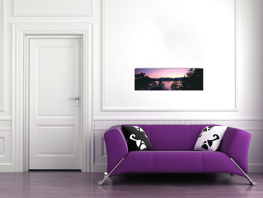 World Panoramic - U.S.A. Panoramic, Decorative MDF Panel (120x38cm)