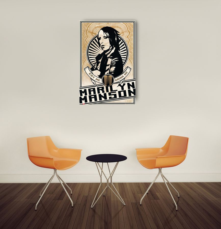 Null - Marilyn Manson, Decorative MDF Panel (60x90cm)