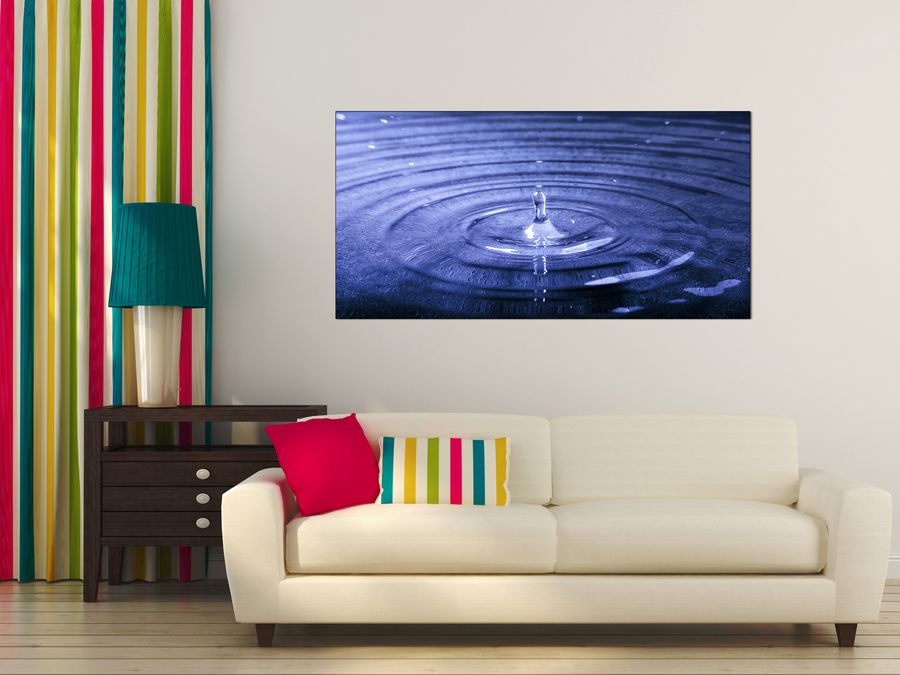 Art Studio - Water drop, Decorative MDF Panel (140x70cm)