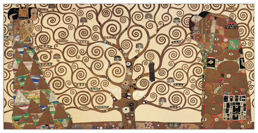 Klimt - The Tree of Life, Decorative MDF Panel (100x50cm)