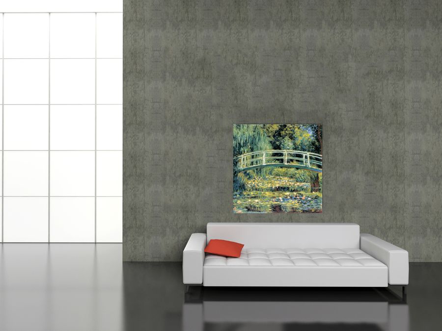 Monet - The Japanese Foot Bridge, Decorative MDF Panel (140x140cm)