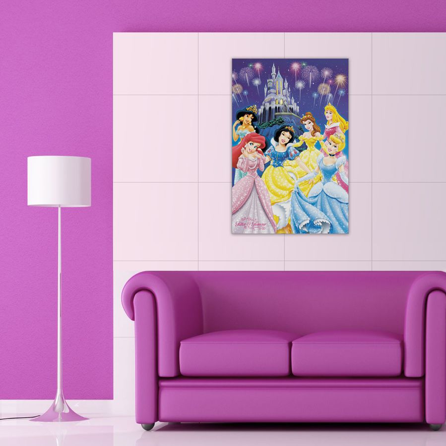 Disney - Glitter And Glamour, Decorative MDF Panel (60x90cm)