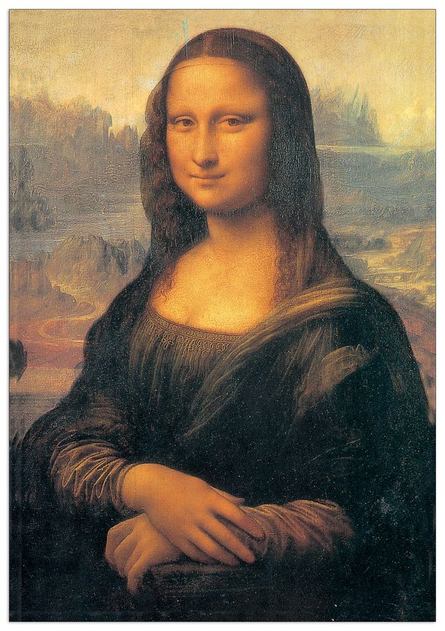 Da Vinci - Mona Lisa, Decorative MDF Panel (98x140cm)