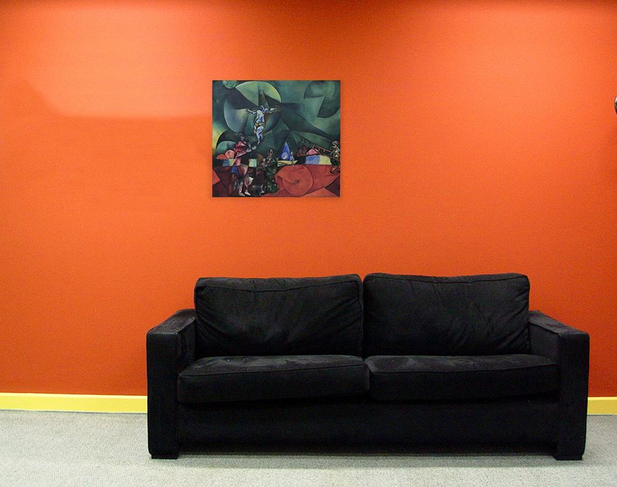 Chagall - Calvary, Decorative MDF Panel (60x54cm)