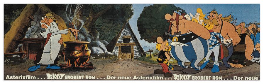 Null - Asterix - Film, Decorative MDF Panel (100x30cm)