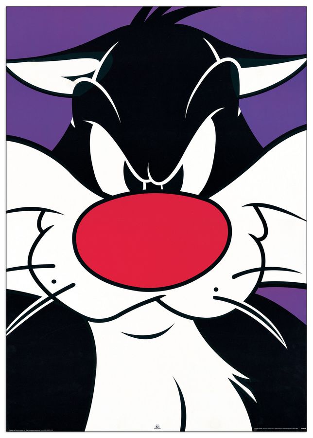 Looney Tunes - Gatto Silvestro, Decorative MDF Panel (60x85cm)