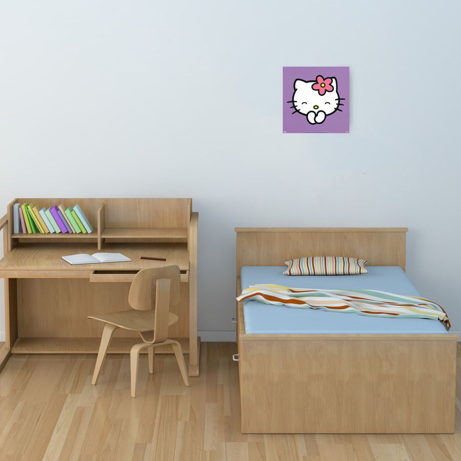 Sanrio - Hello Kitty Purple, Decorative MDF Panel (30x30cm)