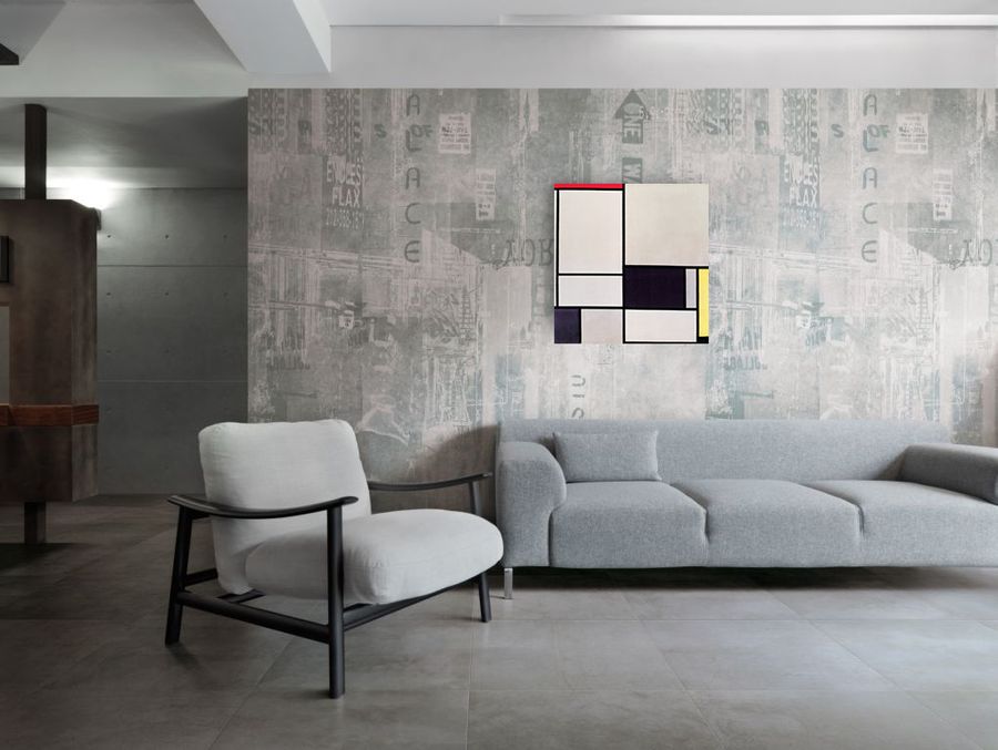 Mondrian - Composizione Nr 2, Decorative MDF Panel (50x50cm)