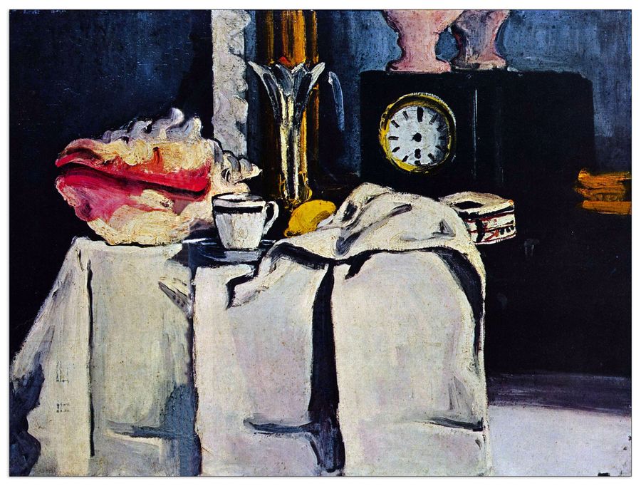 Cezanne Paul - The Black Marmour , Decorative MDF Panel (80x60cm)