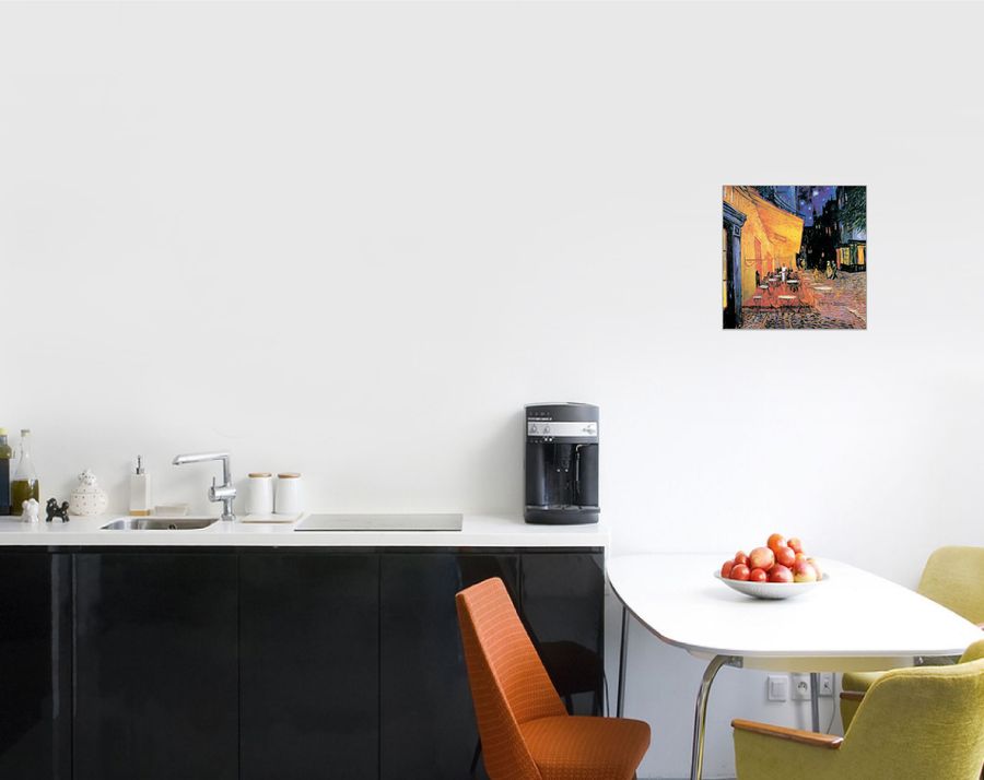 Van Gogh - Il Café Detail, Decorative MDF Panel (30x30cm)