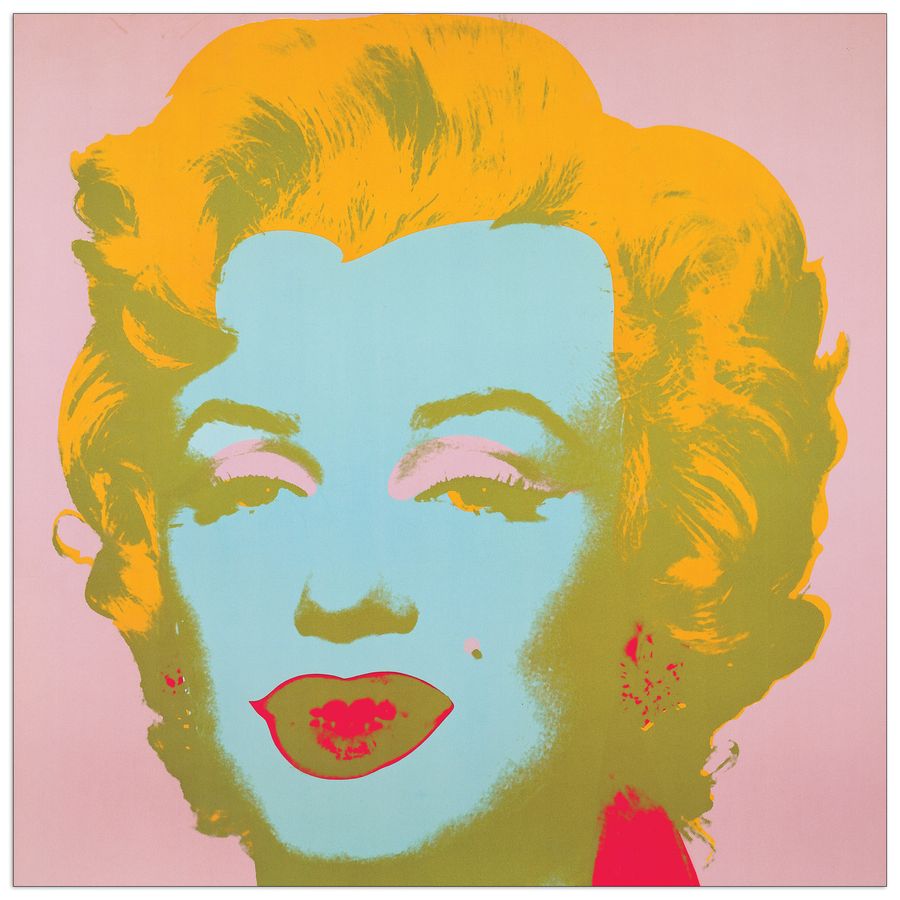 Warhol - Marilyn Monroe, Decorative MDF Panel (28x35cm)
