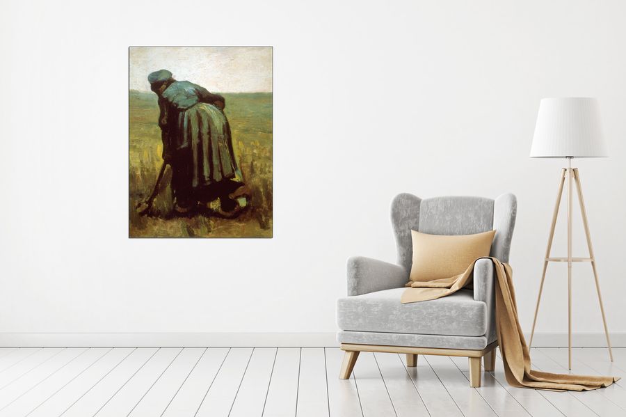 Van Gogh Vincent - Digging, Decorative MDF Panel (60x80cm)