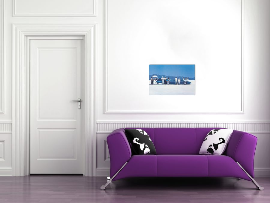 Vettriano - Bluebird At Bonneville, Decorative MDF Panel (120x90cm)