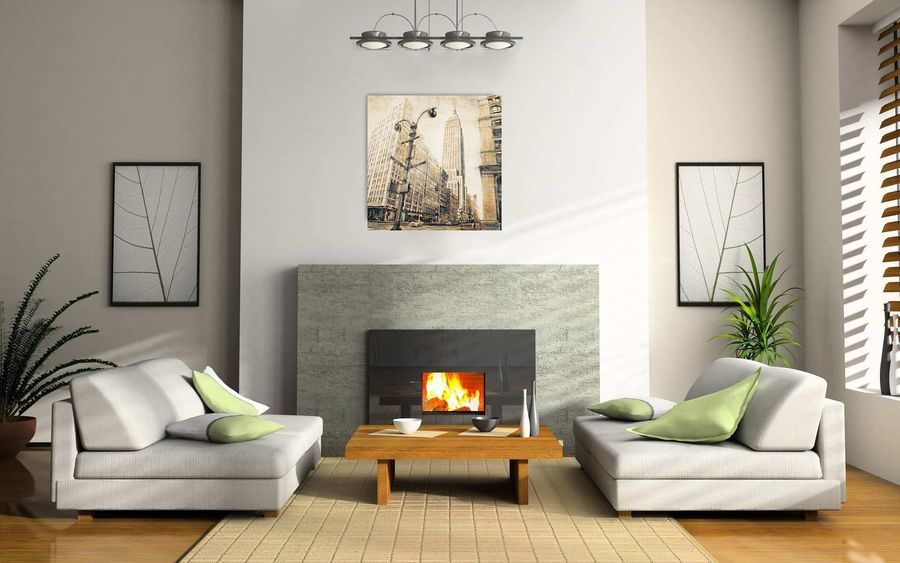 Daniels - Empire State Building from Madison Avenue, Decorative MDF Panel (70x70cm)