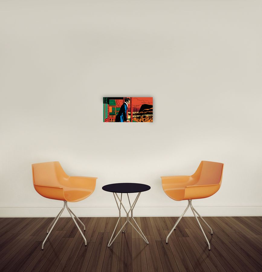 Pratt - Corto Mystères, Decorative MDF Panel (50x25cm)