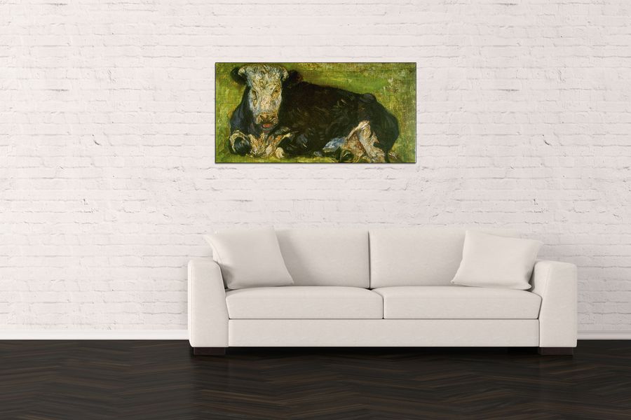 Van Gogh Vincent - Lying Cow, Decorative MDF Panel (100x50cm)