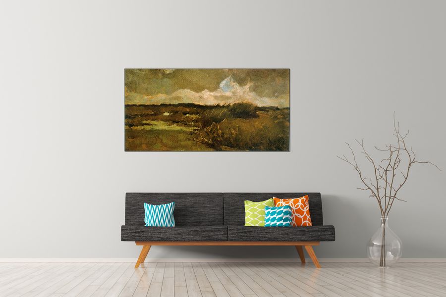 Van Gogh Vincent - Marshy, Decorative MDF Panel (140x70cm)