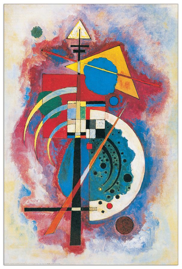 Kandinsky - Omaggio A Grohmann, Decorative MDF Panel (60x90cm)