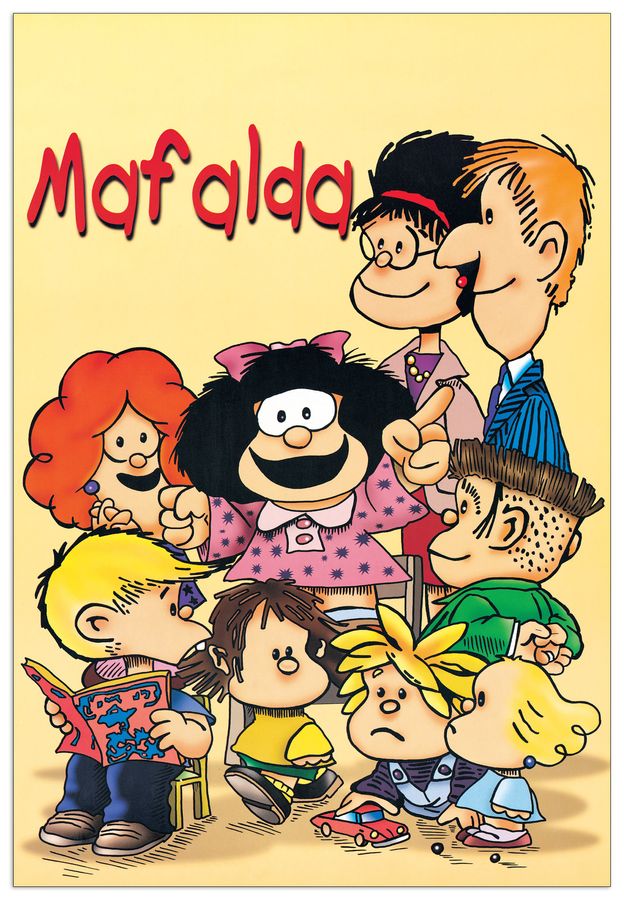 Quino - Mafalda, Decorative MDF Panel (36x53cm)