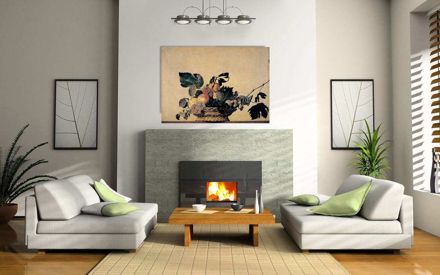 Caravaggio - Fruit, Decorative MDF Panel (140x99cm)