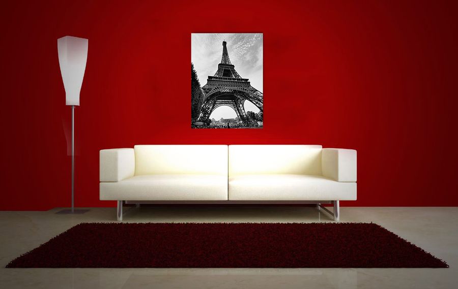 Silberman - La Tour Eiffel Paris, Decorative MDF Panel (50x63cm)