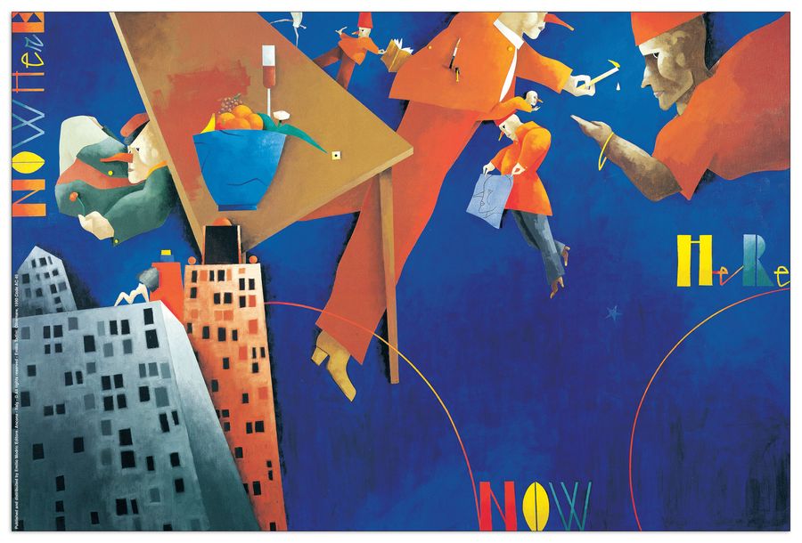 Tadini - Oltremare, Decorative MDF Panel (138x92cm)