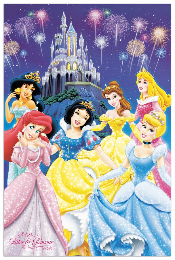 Disney - Glitter And Glamour, Decorative MDF Panel (60x90cm)