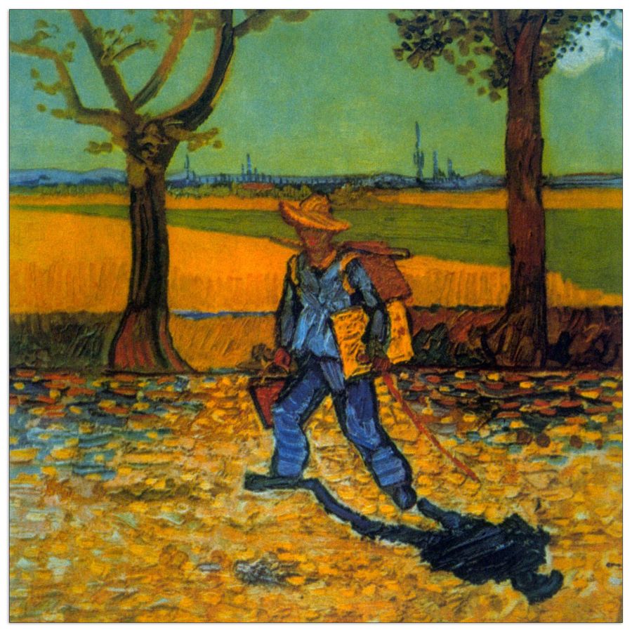 Van Gogh Vincent - painter, Decorative MDF Panel (100x100cm)