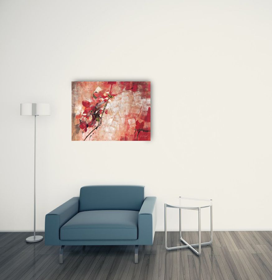Dreyer - Symphony In Red, Decorative MDF Panel (120x90cm)