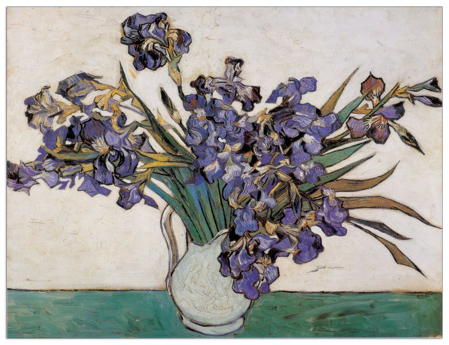 Van Gogh - Iris Strauss, Decorative MDF Panel (140x107cm)