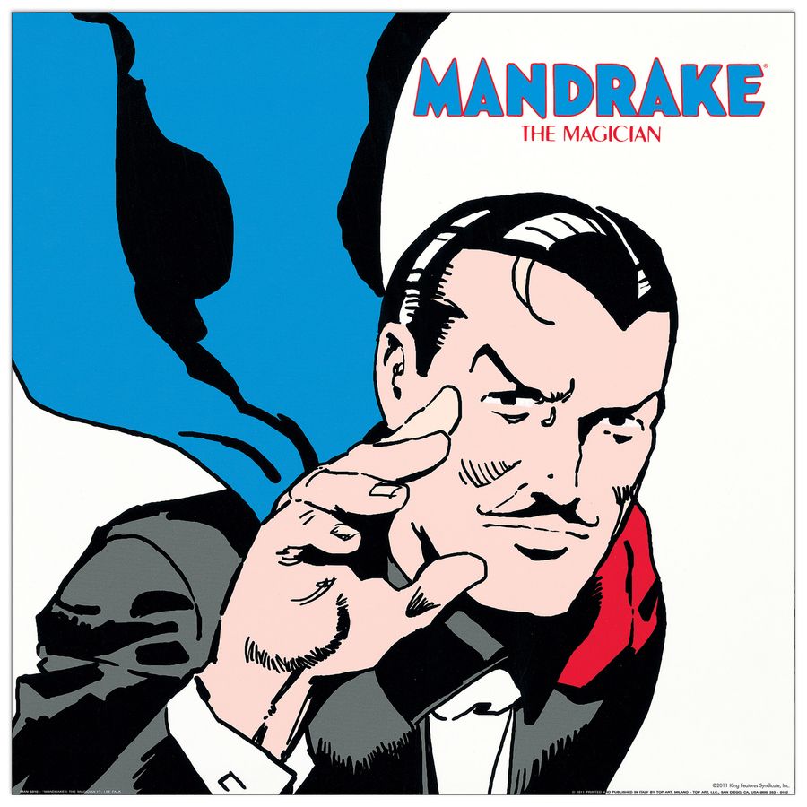 Falk - Mandrake The Magician I, Decorative MDF Panel (50x50cm)