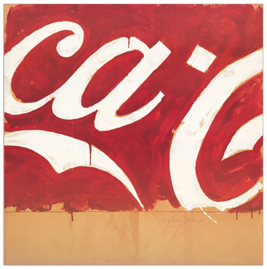 Schifano - Coca Cola, Decorative MDF Panel (96x96cm)