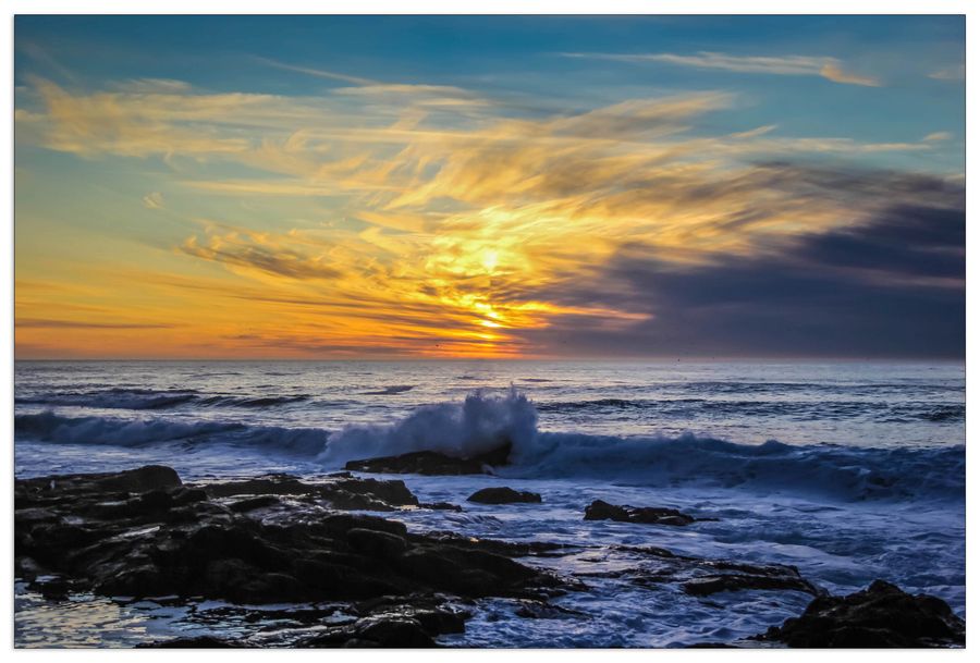 Art Studio - Tramonto, Decorative MDF Panel (90x60cm)