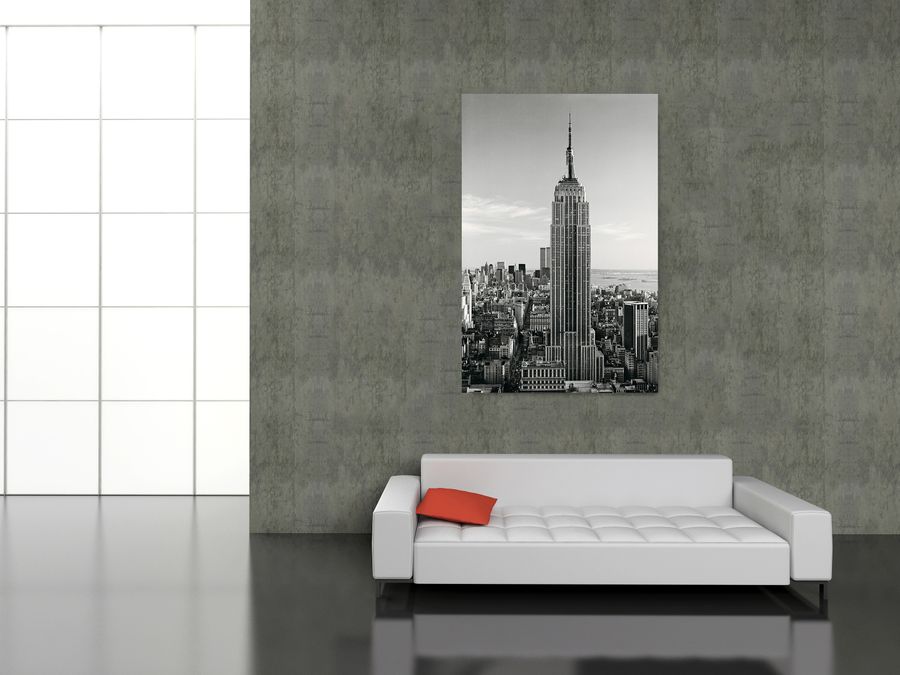 Silberman - Empire State Building, Decorative MDF Panel (115x175cm)