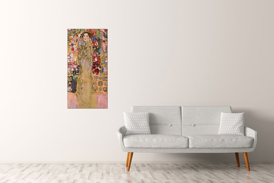 Klimt Gustav - Portrait of Maria Munk, Decorative MDF Panel (50x100cm)