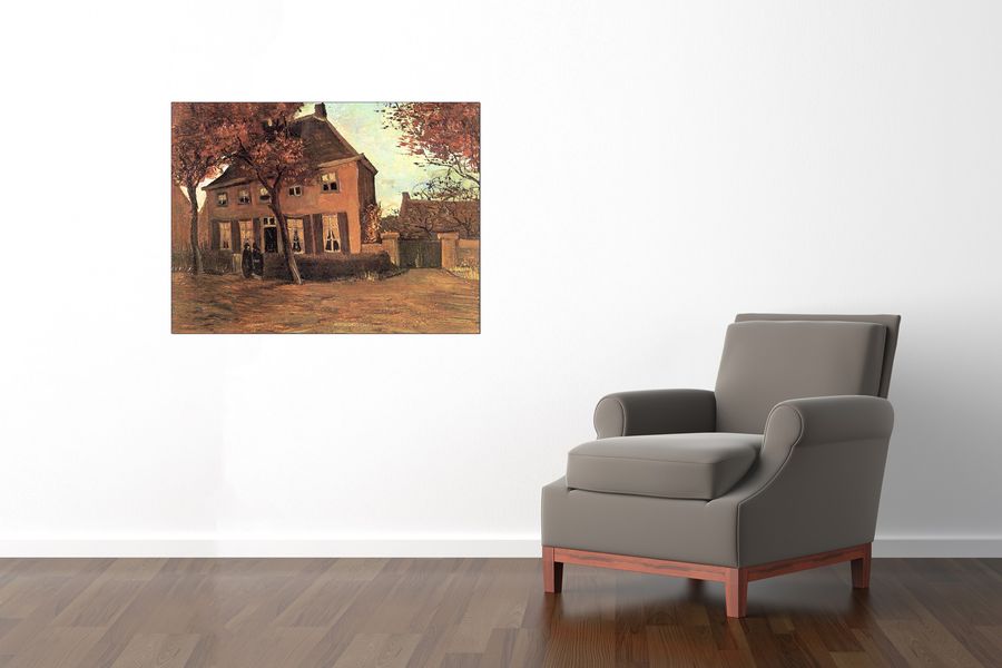 Van Gogh Vincent - The vicarage of Neunen, Decorative MDF Panel (120x90cm)