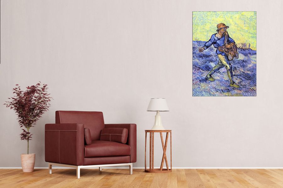 Van Gogh Vincent - The Sower I, Decorative MDF Panel (60x80cm)