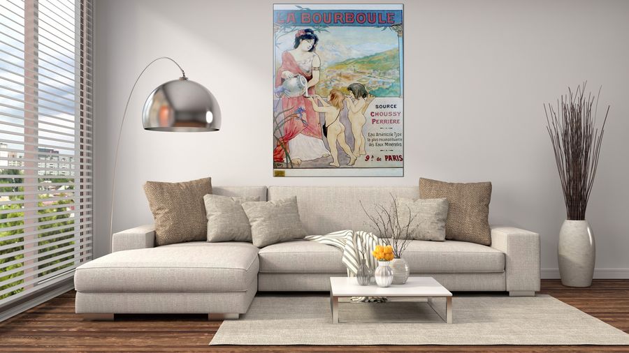 La Bourboule, Decorative MDF Panel (90x120cm)