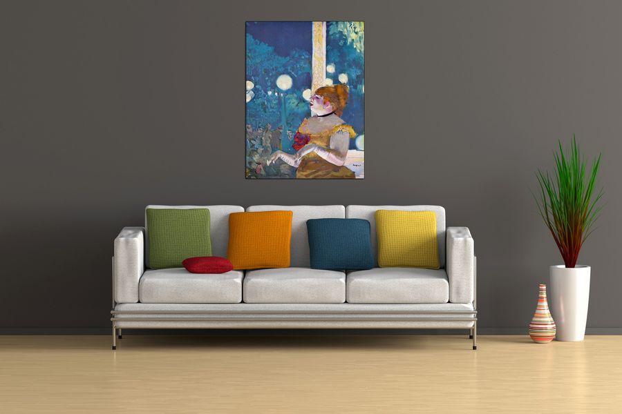 Degas Edgar - In concert Cafe, Decorative MDF Panel (60x80cm)