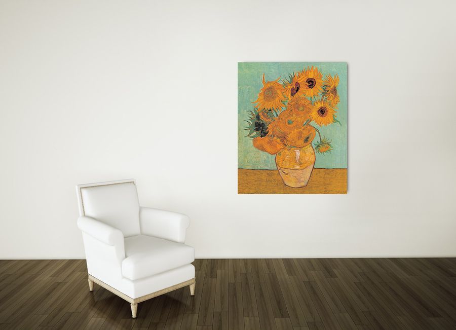 Van Gogh - Sunflowers 2, Decorative MDF Panel (116x140cm)